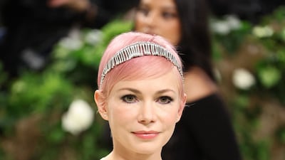 Michelle Williams in Chanel and Chanel high jewellery. AFP