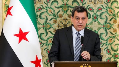 Mazloum Abdi, leader of the Kurdish-led Syrian Democratic Forces, announces the group's dissolution on August 25. AFP