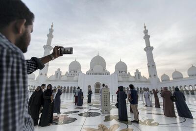 Sheik Zayed Grand Mosque is a must-visit. Christopher Pike / The National