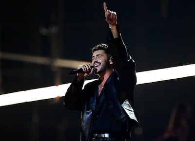 Israeli contestant Noam Bettan was earlier warned for courting votes too aggressively. AFP