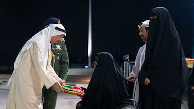 Sheikh Humaid bin Rashid Al Nuaimi, Ruler of Ajman, led the Commemoration Day ceremony honouring the sacrifices and bravery of the UAE armed forces. Wam