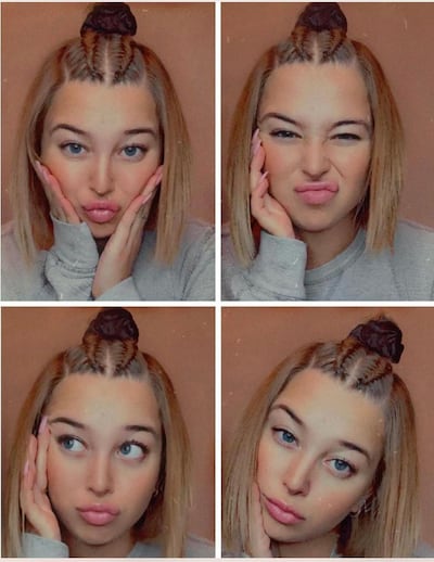 A bob combined with a top knot and stylish braids. Photo: Maggie Semaan