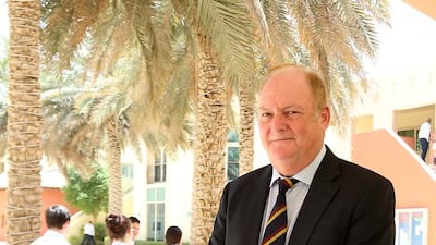 Rob Stokoe, the director of Jumeirah English Speaking School. Pawan Singh / The National