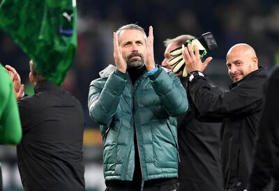 Borussia Monchengladbach manager Marco Rose said: 'Belief has grown into what we have been planning for and we're getting stronger.' Getty