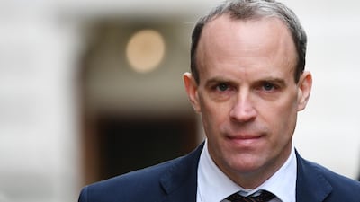 UK Foreign Secretary Dominic Raab said the international community had an opportunity now to end the war in Yemen. Getty Images