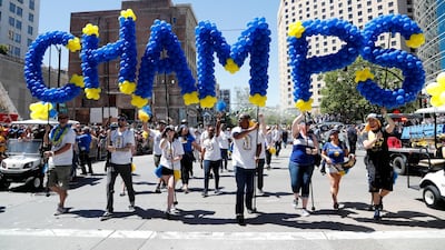 Golden State Warriors fans enjoy their third championship success in the previous four years. John G. Mabanglo / EPA
