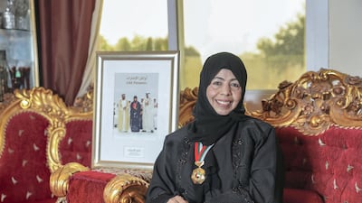 Fathiya Nadhari once worked in the office of UAE Founding Father Sheikh Zayed and also helped set up the Abu Dhabi Women’s Association. Victor Besa / The National