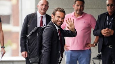 23. Veteran midfielder Juan Mata clocked up 31.79. EPA
