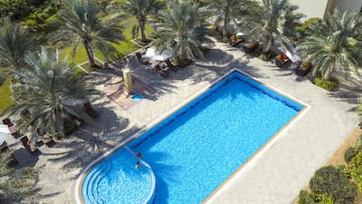 The Centro Hotel in Sharjah has a large swimming pool for guests to relax in or exercise. Courtesy Centro Hotels by Rotana