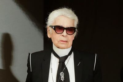 July: Karl Lagerfeld is honoured by the mayor of Paris AP