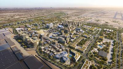 Expo City Dubai aims to be home to more than 35,000 people and 40,000 professionals. Photo: Aldar