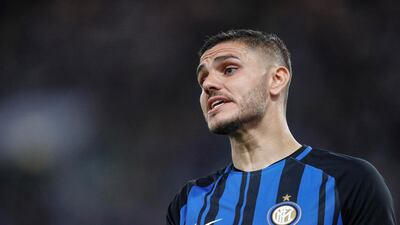 Inter Milan's Mauro Icardi scored 29 Serie A goals this season but has been left out of Argentina's World Cup squad. Giuseppe Lami / AP Photo