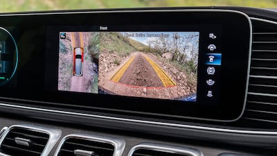 The central screen on a GLS 580 is touch activated