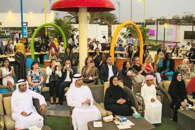 Among the guests at the ceremony were Sheikha Lubna Al Qasimi, Sheikh Theyab bin Khalifa Al Nahyan, Ambassador Hjayceelyn Quintana of the Philippines and Dr. Fatima Al Shamsi from Sorbonne University Abu Dhabi. Courtesy Ameera Amir