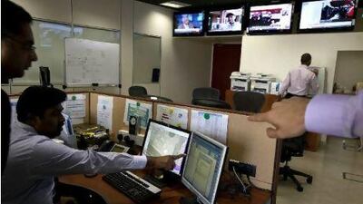 The emergency response and disaster management centre uses the latest technology to monitor emergencies.