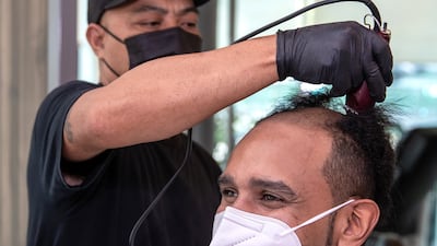 He shaved his head to show solidarity with patients who suffer from liver disease.