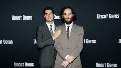 Benny, left, and Josh Safdie in California, 2019. Their Netflix film Uncut Gems received widespread praise from critics. Photo: FilmMagic
