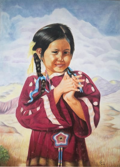 'Afghan Girl', 2019 by Robaba Mohammadi