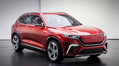 The TOGG car will become the first domestically designed Turkish automobile. EPA