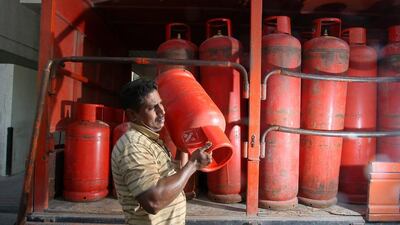 The fuel used in outdoor heaters, kitchens and vehicles will now cost Dh45 for a 25lb refill in the Northern Emirates. Pawan Singh / The National