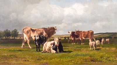 'The Pastures under a Cloudy Sky' (1856-60), oil on canvas by Constant Troyon. Victor Besa / The National