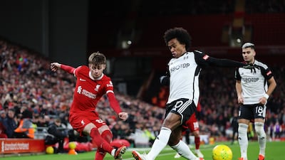 The 20-year-old right-back found Robinson and William tough customers, particularly in first half when the Brazilian hurdled his tackle before scoring. More solid after break and set-up great chance for Nunez with perfect cross. Getty Images