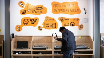 The Flip Side's offering spans many genres. Reem Mohammed / The National