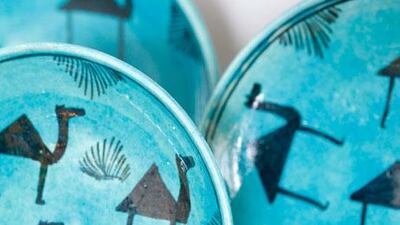 Camel-print plates at Objects and Elements.