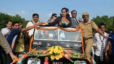 Saina Nehwal, the Indian badminton player, won bronze at the 2012 London Olympics.
