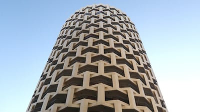 Abu Dhabi's Al Ibrahimi Building is one of the capital's most striking structures. Fatima Al Marzooqi / The National.