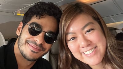 The writer met Bollywood actor Ishaan Khatter on her flight from Mumbai to Dubai. Evelyn Lau / The National