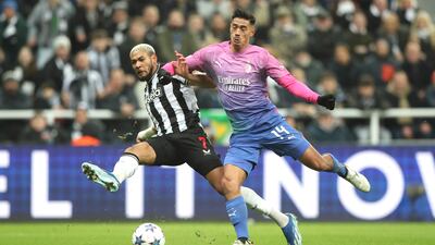 Displayed lovely feet as he danced past three challenges but his cross into the danger area was cut out by Schar. Stayed switched on to halt a Newcastle counterattack after his shot was blocked in the 82nd minute. AP
