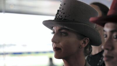 Spectators are looking to win big at the hat-judging contest. Chris Whiteoak / The National