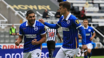 Sept 20, 2020. Newcastle 0 Brighton 3 (Maupay pen 4', 7', Connolly 83'): Back down to earth with a crash for Newcastle after the the previous week's win at West Ham. Brighton were two-up after seven minutes and outplayed the home side. Bruce said: "Since I've been here it's like this. We do OK for a while, then we throw a hand grenade in." AFP