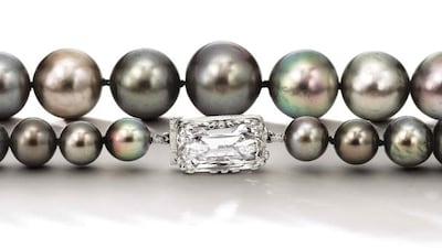 The Cowdray Pearls will be auctioned in October. Courtesy Sotheby’s