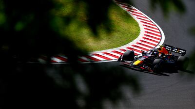 Red Bull's Sergio Perez finished third in Hungary. Getty