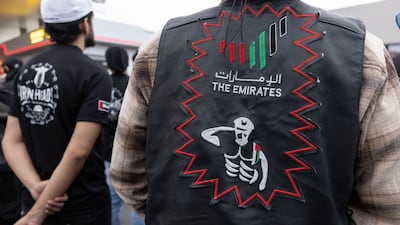 Bikers from the UAE participated