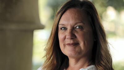 Shona Hind, founder of Free Me, was inspired to launch Flip Flops by me in 2017 after visiting Las Vegas where she saw people making their own flip flops in a mall. Chris Whiteoak / The National