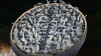 The official National Day show was a dazzling display of lights and fireworks.