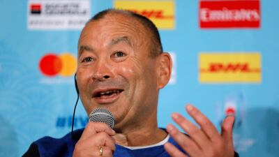 England's head coach Eddie Jones looks ahead to the World Cup Final against South Africa in Tokyo on Saturday. AFP