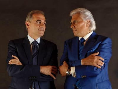 Raymond Zina Rahme, left, and his brother Teddy. Photo: ZR Group Holding