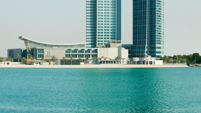 St Regis Abu Dhabi claims to have the world’s highest suspended hotel suite, which straddles two towers 200 metres above ground.