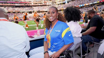 Actress Issa Rae at SoFi Stadium. Getty Images