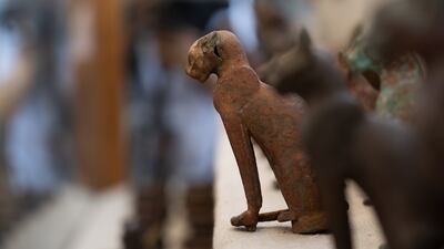 All of the items will be transported to the Grand Egyptian Museum, which is scheduled to be completed by September. Mahmoud Nasr / The National