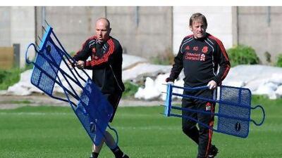 Kenny Dalglish, right, is aiming to guide his Liverpool side to European football next season, although unlike Manchester City, today's opponents at Anfield, the Europa League and not the Champions League is their only realistic target.