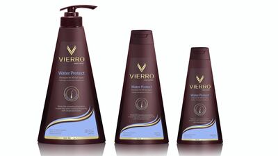 Vierro: Natural oils and proteins such as peppermint oil and vitamins A, D, E and F make up the key ingredients of Vierro’s Water Protect Range, which promises to hydrate, nourish and strengthen hair, while retaining its natural minerals and proteins. The products specialise in combatting the effects of washing with desalinated water. Available at Carrefour Hypermarkets; from Dh14 to Dh19