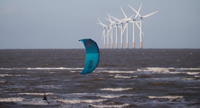 A windfarm off Britain. Reuters