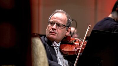 Israel Philharmonic Orchestra's concert was held at Emirates Palace in Abu Dhabi. All photos: Victor Besa / The National