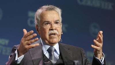 Saudi Arabia’s minister of petroleum & mineral resources Ali Al Naimi speaks at the annual IHS CERAWeek global energy conference in Houston. Pat Sullivan / AP Photo