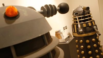 A 1965 photo of Doctor Who's 'most famous adversaries', the Daleks. Steven Moffat, the executive producer of the BBC show, claims he's going to 'give them a rest'.